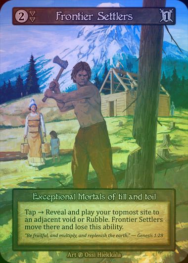 【FOIL】[Earth] Frontier Settlers [beta-Exceptional]